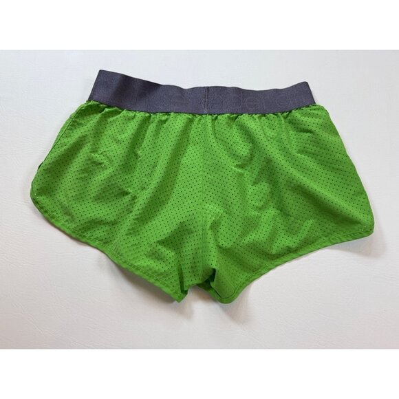 Under Armour HeatGear Green Running Shorts Semi-Fitted SM 10"  Lined (bin GG122) - Picture 6 of 6